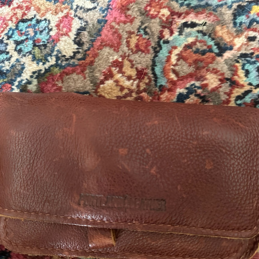 NWOT Portland Leather Goods Lilly Wristlet